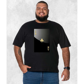 CAMISETA PLUS SIZE AS BLACK