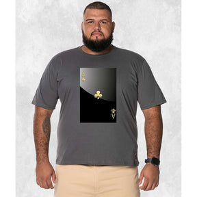 CAMISETA PLUS SIZE AS BLACK