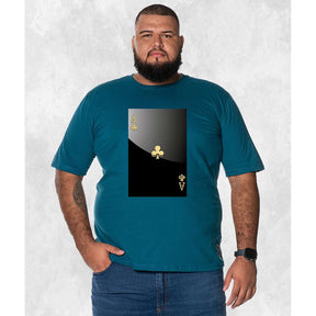 CAMISETA PLUS SIZE AS BLACK