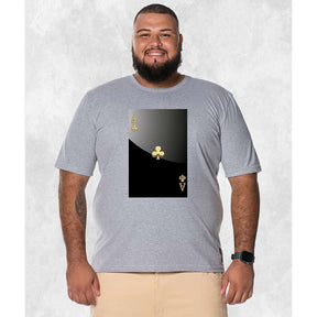 CAMISETA PLUS SIZE AS BLACK