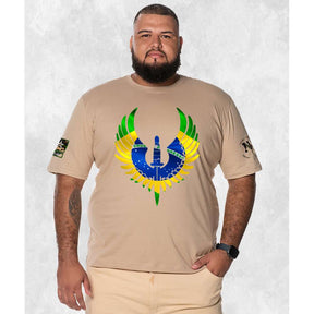 CAMISETA PLUS SIZE BRASÃO NATION