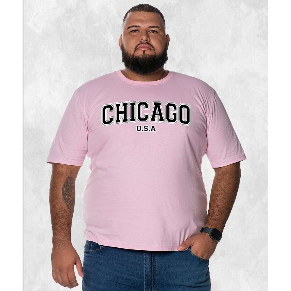 CAMISETA PLUS SIZE CHICAGO USA