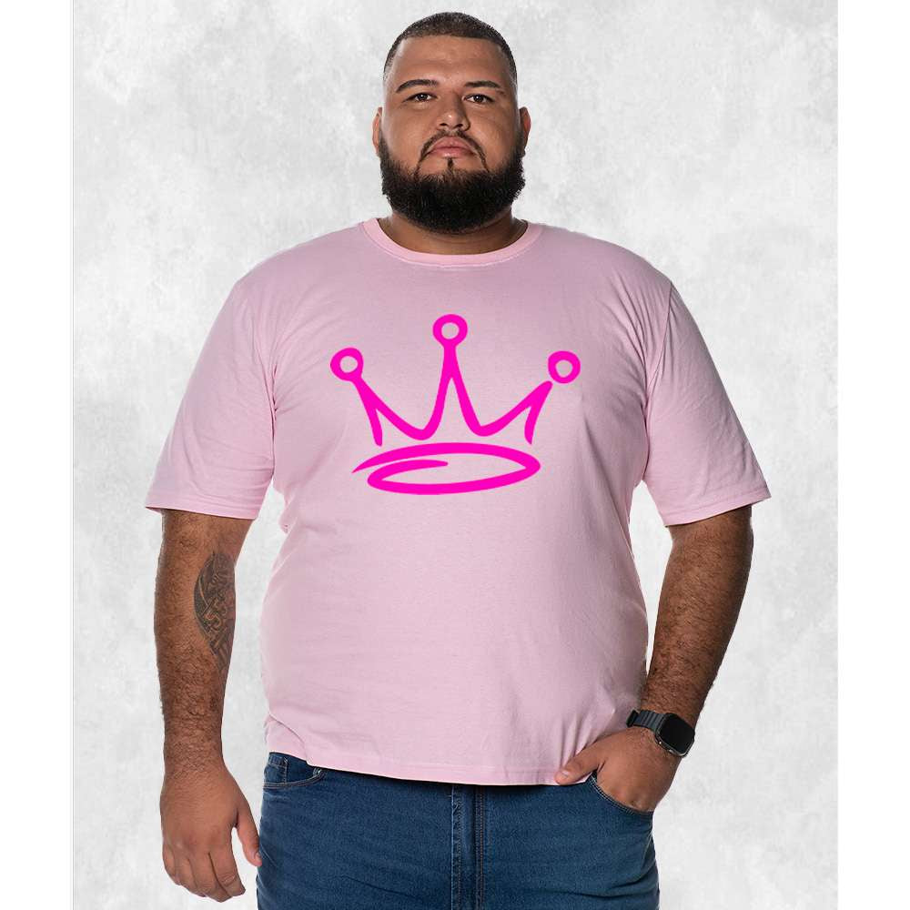 CAMISETA PLUS SIZE COROA