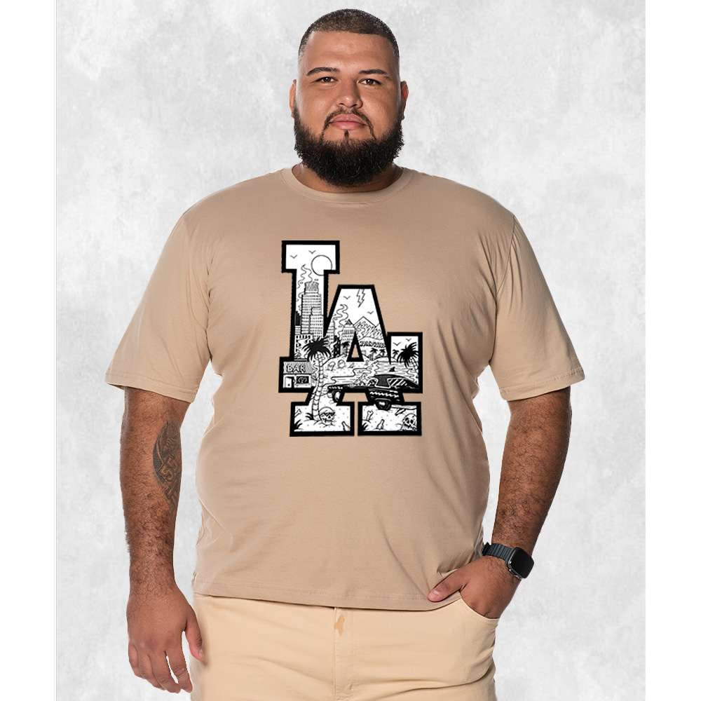 CAMISETA PLUS SIZE LA PAISAGENS