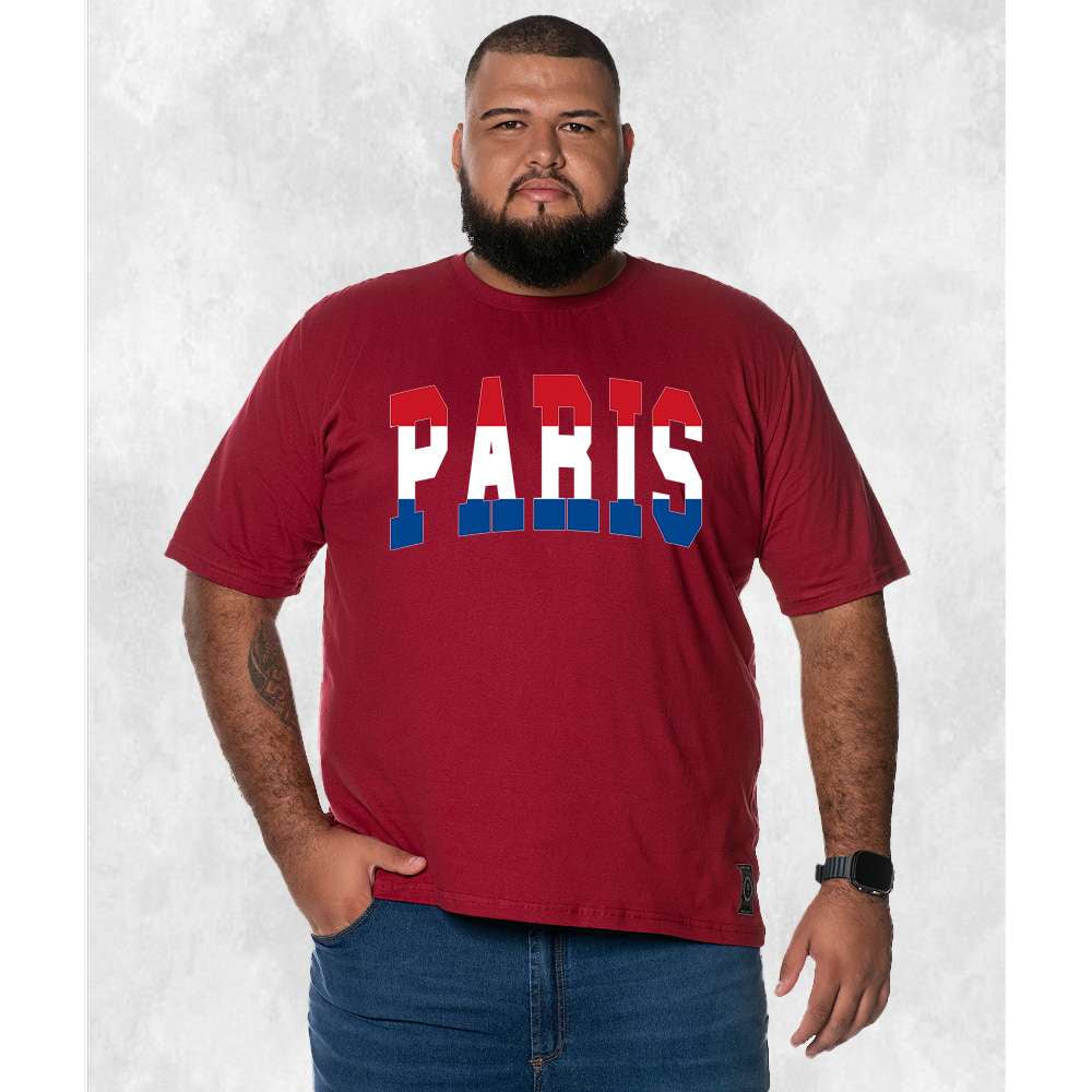 CAMISETA PLUS SIZE PARIS