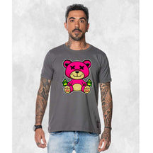 CAMISETA URSO ROSA X