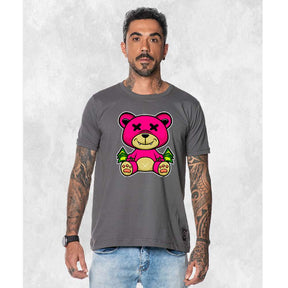 CAMISETA URSO ROSA X