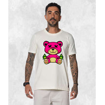 CAMISETA URSO ROSA X