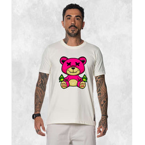 CAMISETA URSO ROSA X