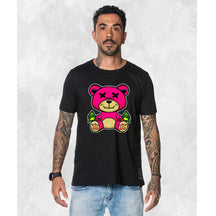 CAMISETA URSO ROSA X