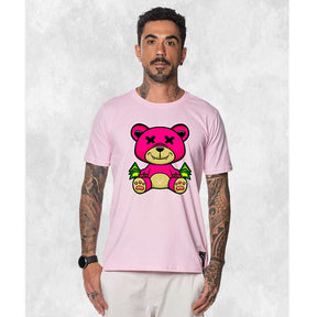 CAMISETA URSO ROSA X