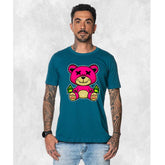 CAMISETA URSO ROSA X