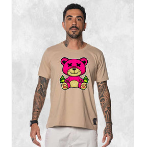 CAMISETA URSO ROSA X