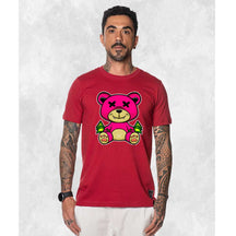 CAMISETA URSO ROSA X