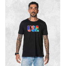 CAMISETA USA CORES