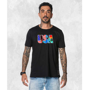 CAMISETA USA CORES