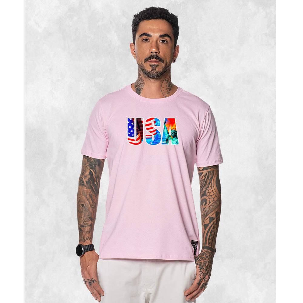 CAMISETA USA CORES