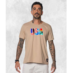 CAMISETA USA CORES