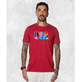 CAMISETA USA CORES