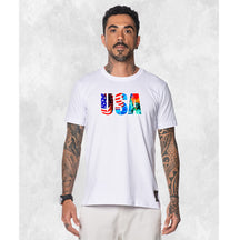 CAMISETA USA CORES